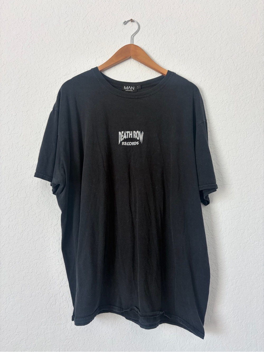 Snoop Dog Death Row Records Black Graphic Tee Large